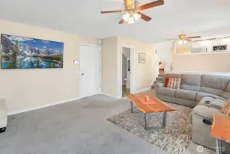 2nd "Living Room" opening to backyard w/outdoor kitchen, entertaining area & swim spa