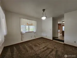 Formal Dining Room looking toward Entryway & Kitchen