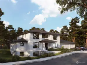 Left Front of House RENDERING