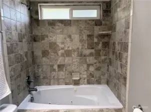 Master bedroom bathroom with jetted tub