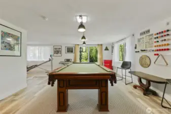 Lower level is expansive allowing you to create the spaces you need to suit your needs