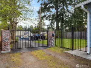 Motorized gate across your driveway for private access