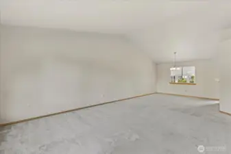 Living room and diiing room