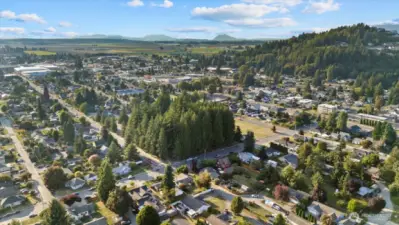 Aerial view from a drone