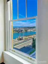 Mt Rainier view from living room window