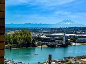 Mt Rainier from living room