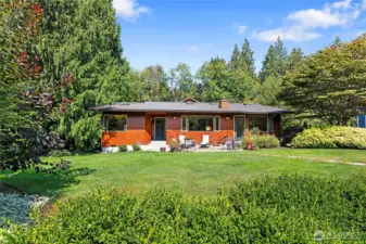 Architectural design and custom build, metal roof.