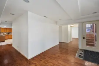 Bedroom in Basement with seperate entry.