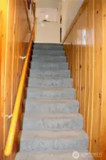 stairway to main level