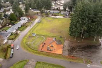 Another view of the Church's Park across street from home on  Ruddell Rd.
