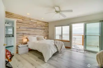 Primary Bedroom with slider to your private deck