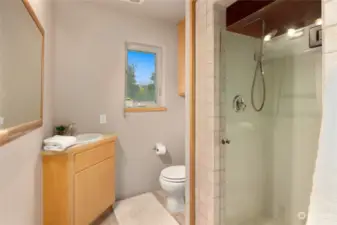 Main level guest bathroom