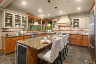 Stunning Kitchen with custom cabinetry