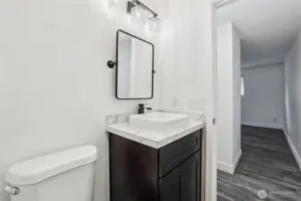 Half Bath in Primary Bedroom