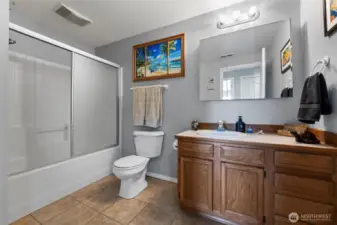 Guest hall bathroom