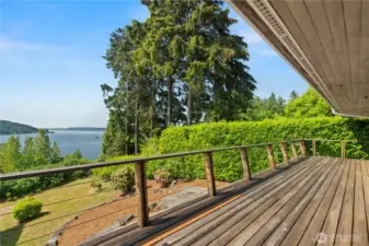 Deck with sweeping views