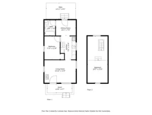 Floor Plan. Dimensions are approximate.