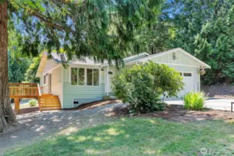 Well maintained single level home with large deck.