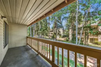 Enjoy privacy, storage, and greenery right outside your door.