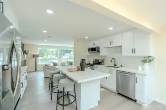 Upper level kitchen