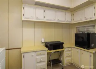 spacious utility room