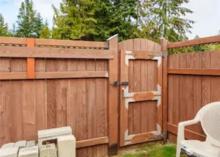 gated yard