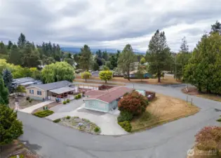 overhead view