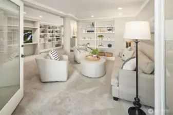 More built-ins. This home has great storage.