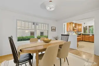 Entertain your guests while cooking in your gourmet kitchen.