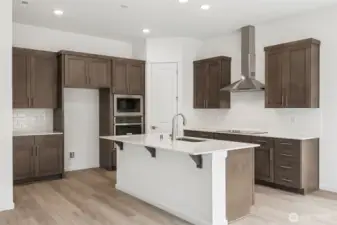 ***Not Actual Home*** Kitchen with quartz counter tops