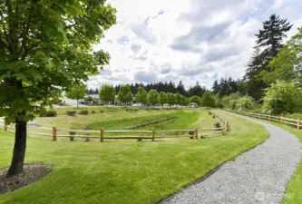 Trails and Trails throughout the community.