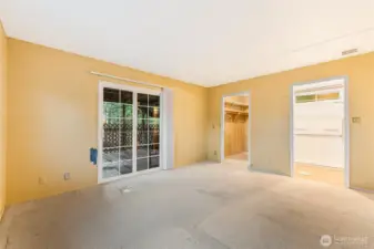 Primary Bedroom with walk-in closet