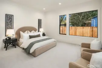 Secluded main floor en suite