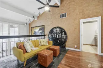 Upper landing with a great view!