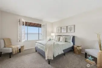 Bedroom 3 on second floor. Some items are digitally staged.