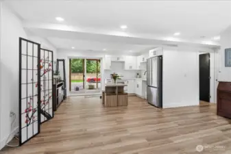 with it's own entry and full kitchen