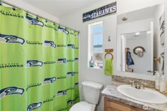 main bathroom between bedrooms 2 and 3