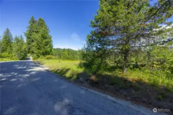 The property as it looks from Shugart Flats Rd (property on right side)