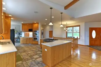 Kitchen on the main floor