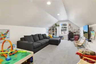 This spacious room accommodates your unique needs.  Play room? Work out space? Home school room? You decide.