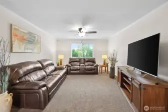 You open into the main living room