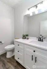 Half bath off kitchen