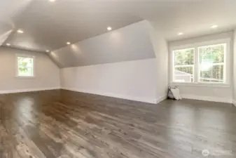 Bonus room above garage
