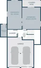 Image is a rendering. Photographs are for illustrative purposes only. Features, finishes, interior/exterior colors, landscaping and floorplan shown may vary from actual homes built.