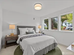 Convenient lower level 3rd bedroom