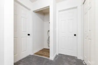 Utility closet located on 2nd level for convenience.