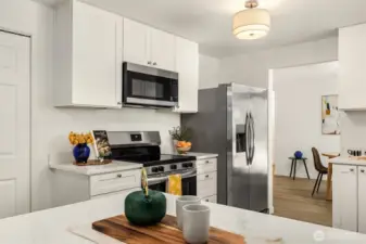 Brand new everything in kitchen
