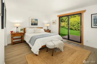 Primary w Sliding Door to Landing, All doors and windows new in 2023
