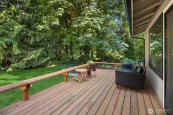 Back deck off Living room