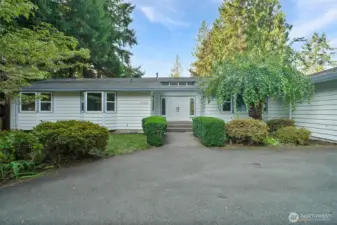 Large double door entrance
